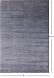 Savannah Grass Hand Knotted Wool & Silk Rug - 6' 0" X 8' 11" - Golden Nile
