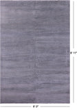 Savannah Grass Handmade Wool & Silk Rug - 6' 0" X 8' 11" - Golden Nile