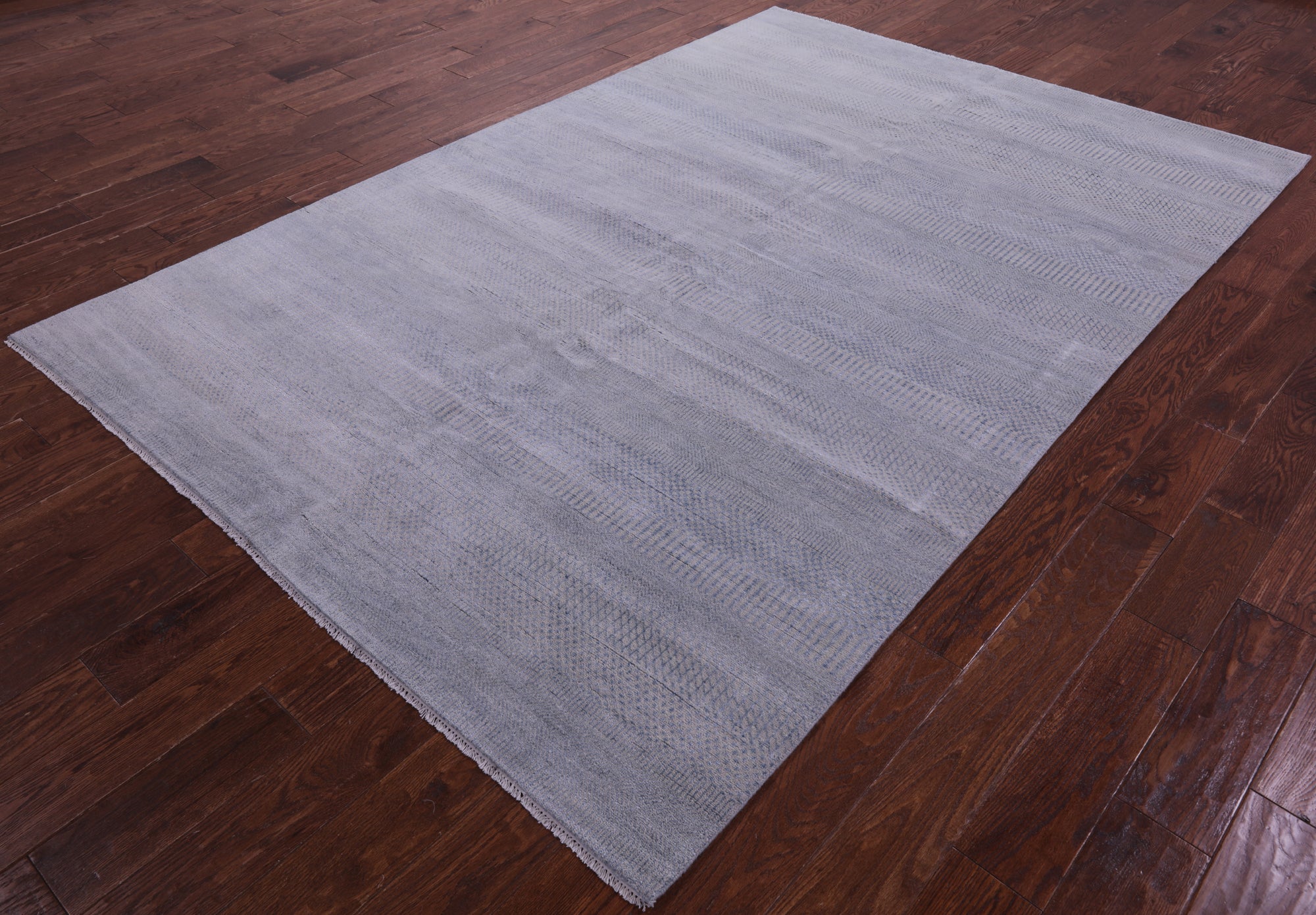 Savannah Grass Handmade Wool & Silk Rug - 6' 0" X 8' 11" - Golden Nile