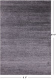 Savannah Grass Hand Knotted Wool & Silk Rug - 6' 1" X 8' 11" - Golden Nile