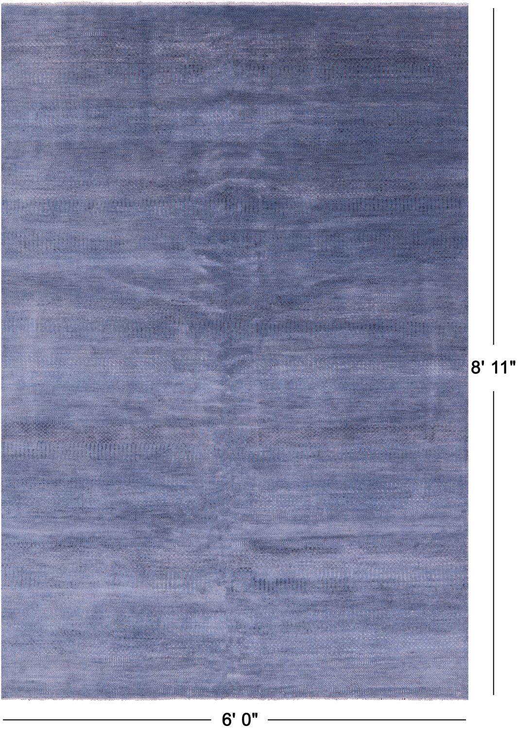 Savannah Grass Hand Knotted Wool & Silk Rug - 6' 0" X 8' 11"