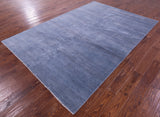 Savannah Grass Hand Knotted Wool & Silk Rug - 6' 0" X 8' 11"