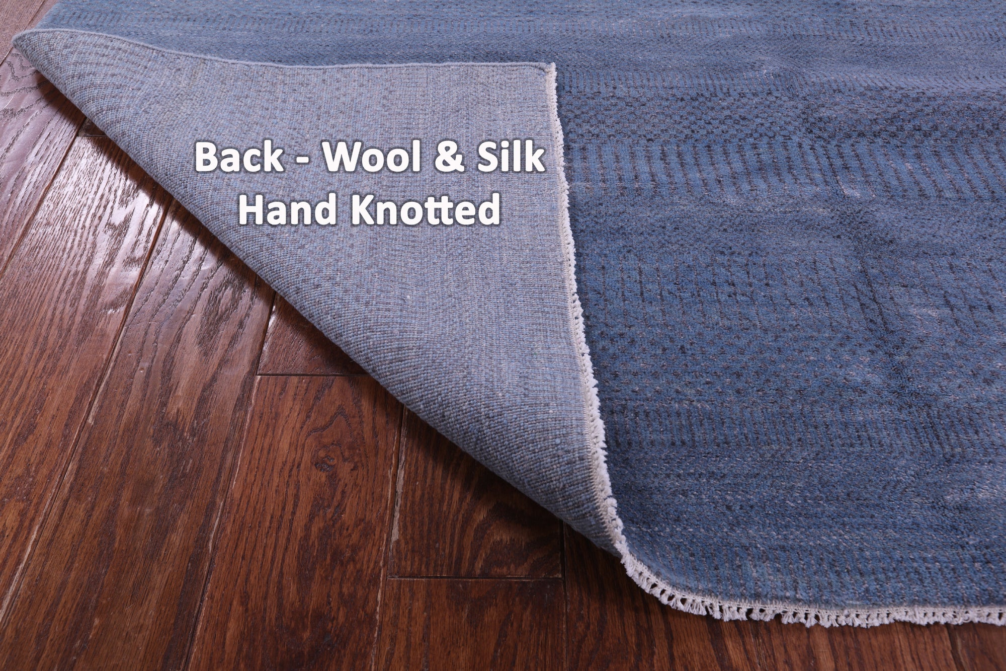 Savannah Grass Hand Knotted Wool & Silk Rug - 6' 0" X 8' 11"