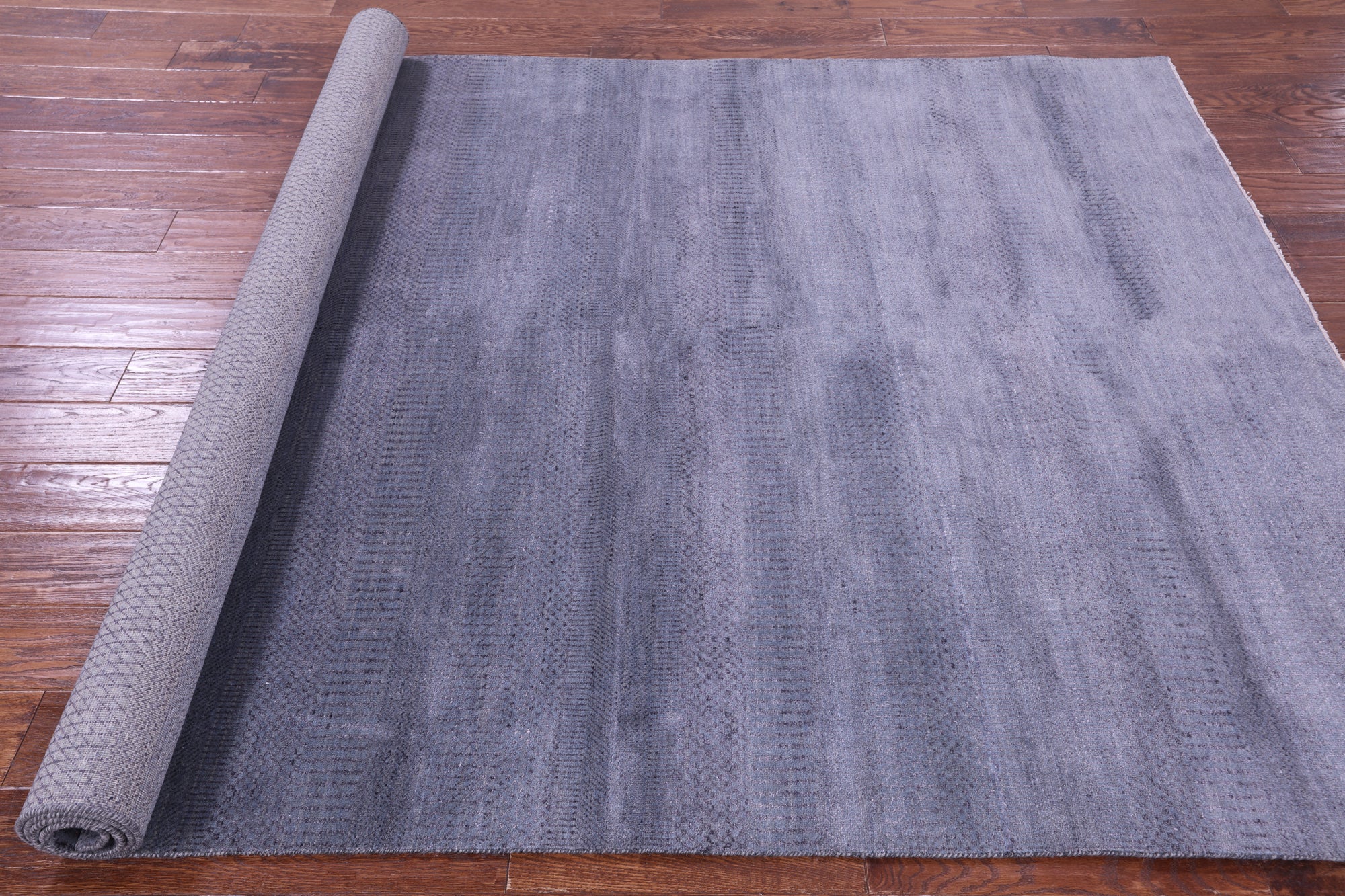 Savannah Grass Handmade Wool & Silk Rug - 5' 11" X 9' 2"