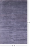 Savannah Grass Handmade Wool & Silk Rug - 5' 11" X 9' 2"