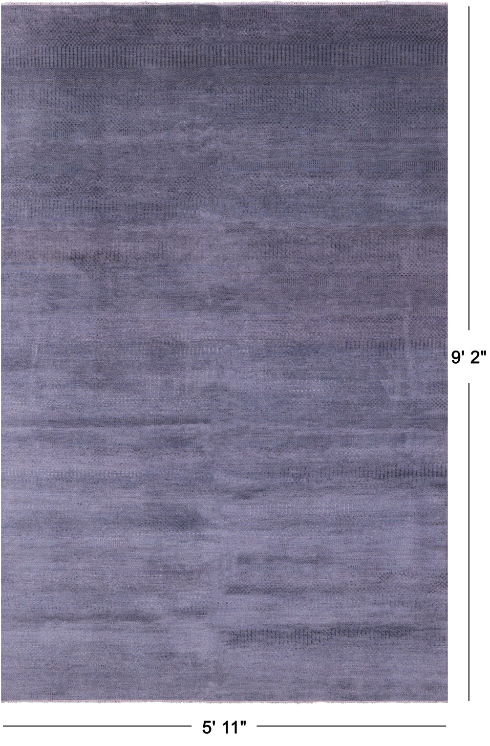 Savannah Grass Handmade Wool & Silk Rug - 5' 11" X 9' 2"