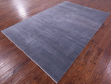 Savannah Grass Handmade Wool & Silk Rug - 5' 11" X 9' 2"