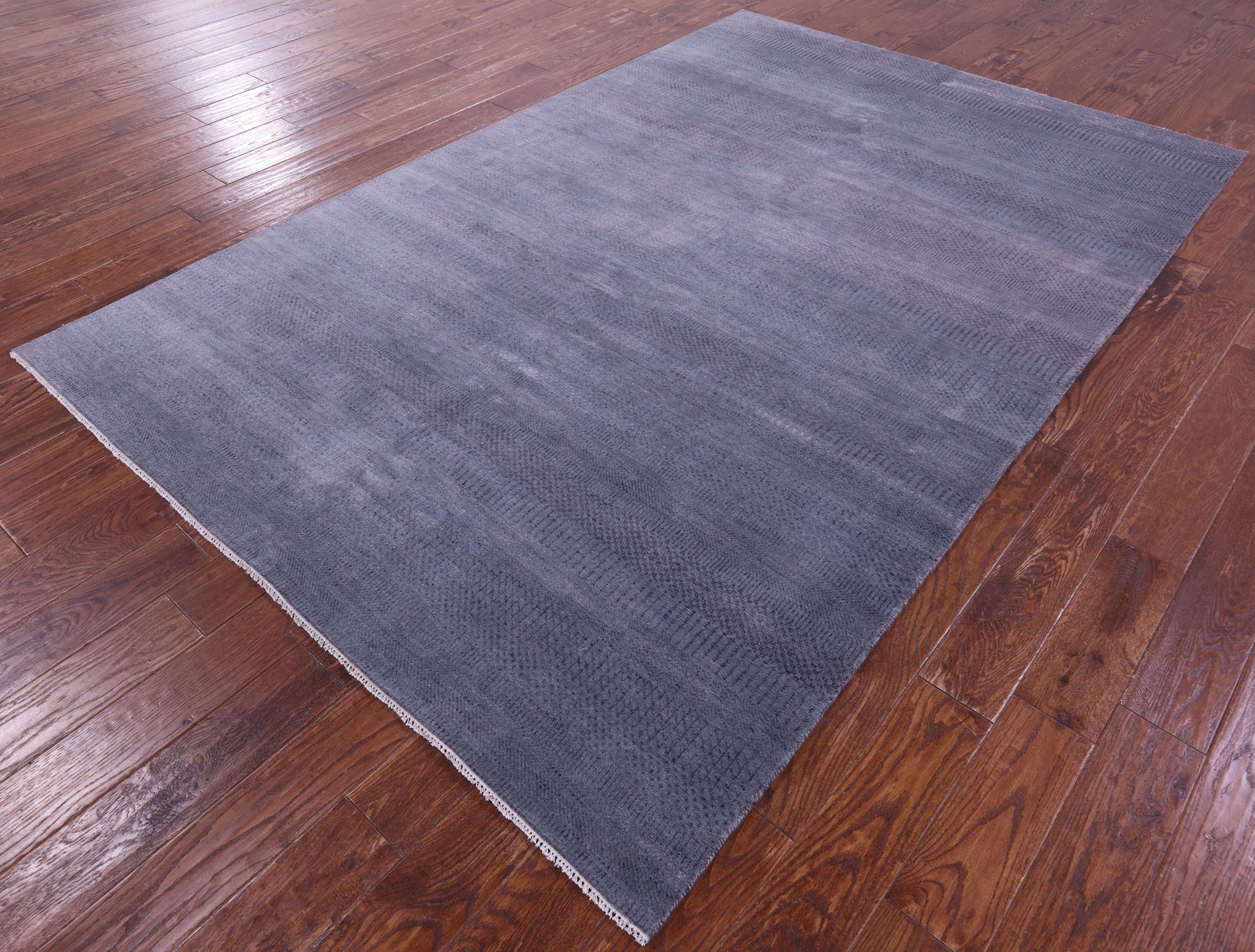 Savannah Grass Handmade Wool & Silk Rug - 5' 11" X 9' 2"