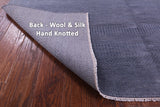 Savannah Grass Handmade Wool & Silk Rug - 5' 11" X 9' 2"