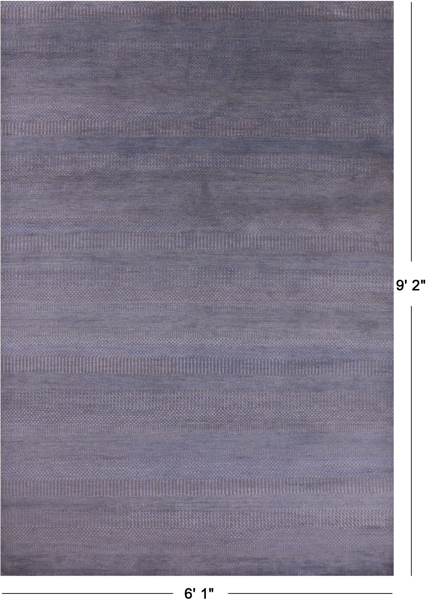 Savannah Grass Hand Knotted Wool & Silk Rug - 6' 1" X 9' 2" - Golden Nile