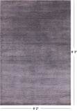 Savannah Grass Handmade Wool & Silk Rug - 6' 2" X 9' 3" - Golden Nile