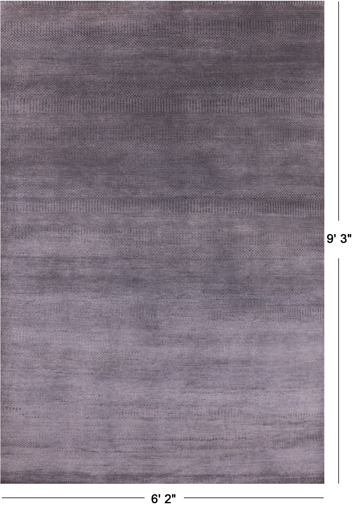 Savannah Grass Handmade Wool & Silk Rug - 6' 2" X 9' 3" - Golden Nile