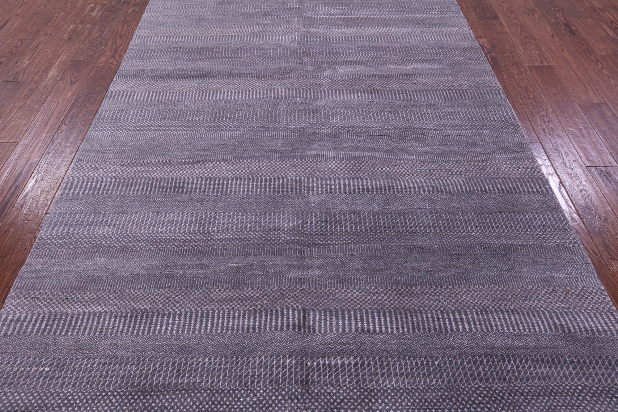 Savannah Grass Hand Knotted Wool & Silk Rug - 6' 1" X 9' 4"