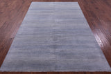 Savannah Grass Hand Knotted Wool & Silk Rug - 6' 0" X 9' 3"