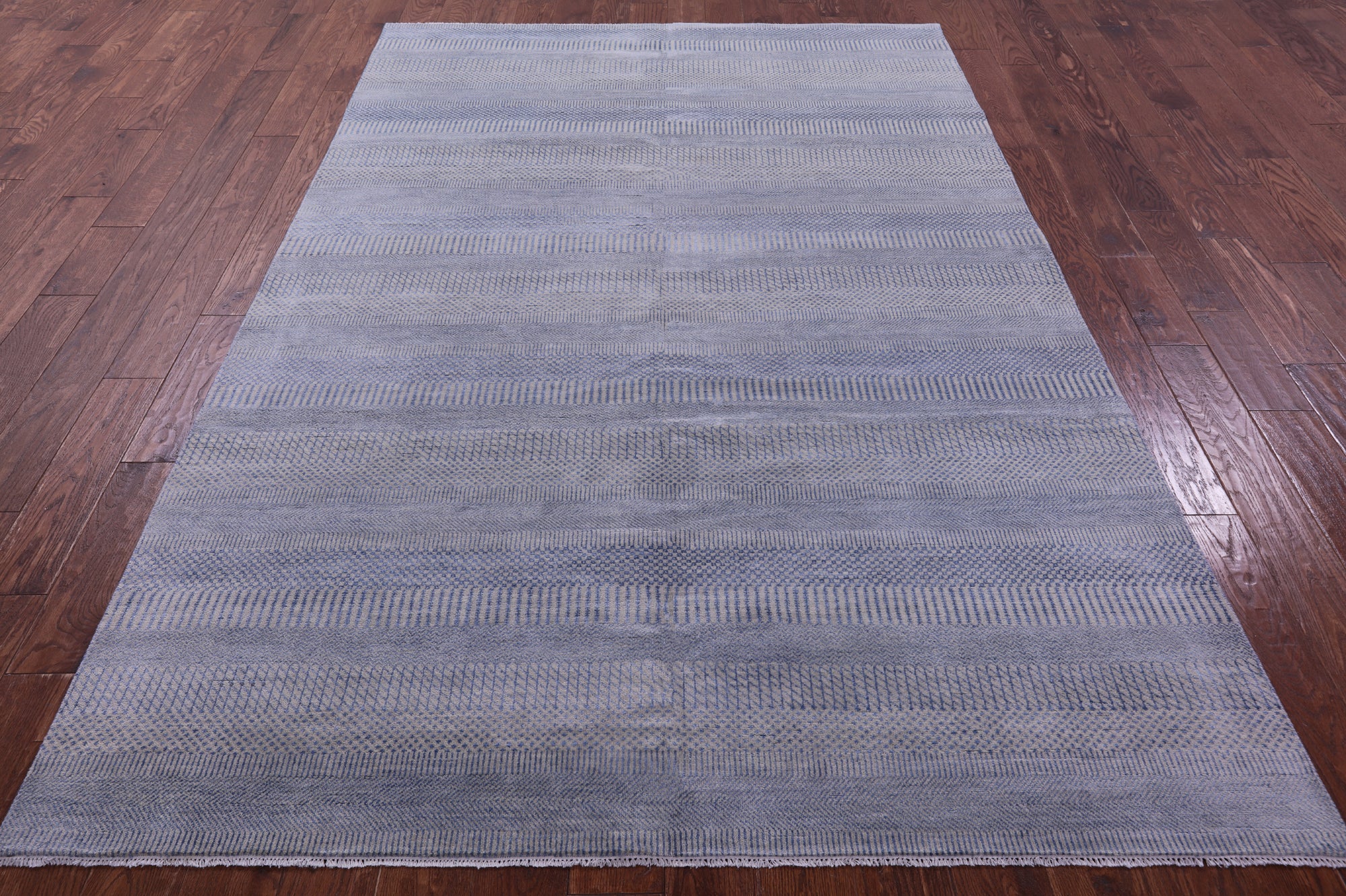 Savannah Grass Hand Knotted Wool & Silk Rug - 6' 0" X 9' 3"