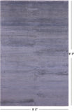 Savannah Grass Hand Knotted Wool & Silk Rug - 6' 0" X 9' 3"