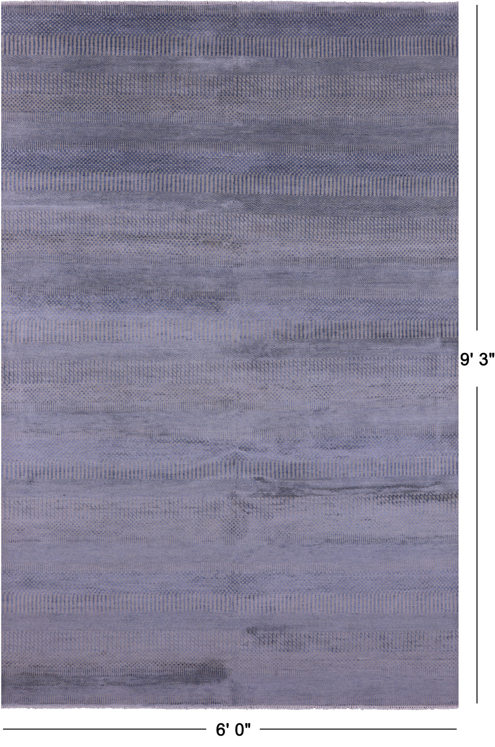 Savannah Grass Hand Knotted Wool & Silk Rug - 6' 0" X 9' 3"