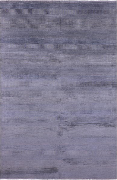 Savannah Grass Hand Knotted Wool & Silk Rug - 6' 0" X 9' 3"