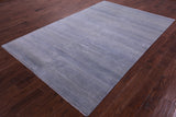 Savannah Grass Hand Knotted Wool & Silk Rug - 6' 0" X 9' 3"