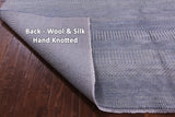 Savannah Grass Hand Knotted Wool & Silk Rug - 6' 0" X 9' 3"