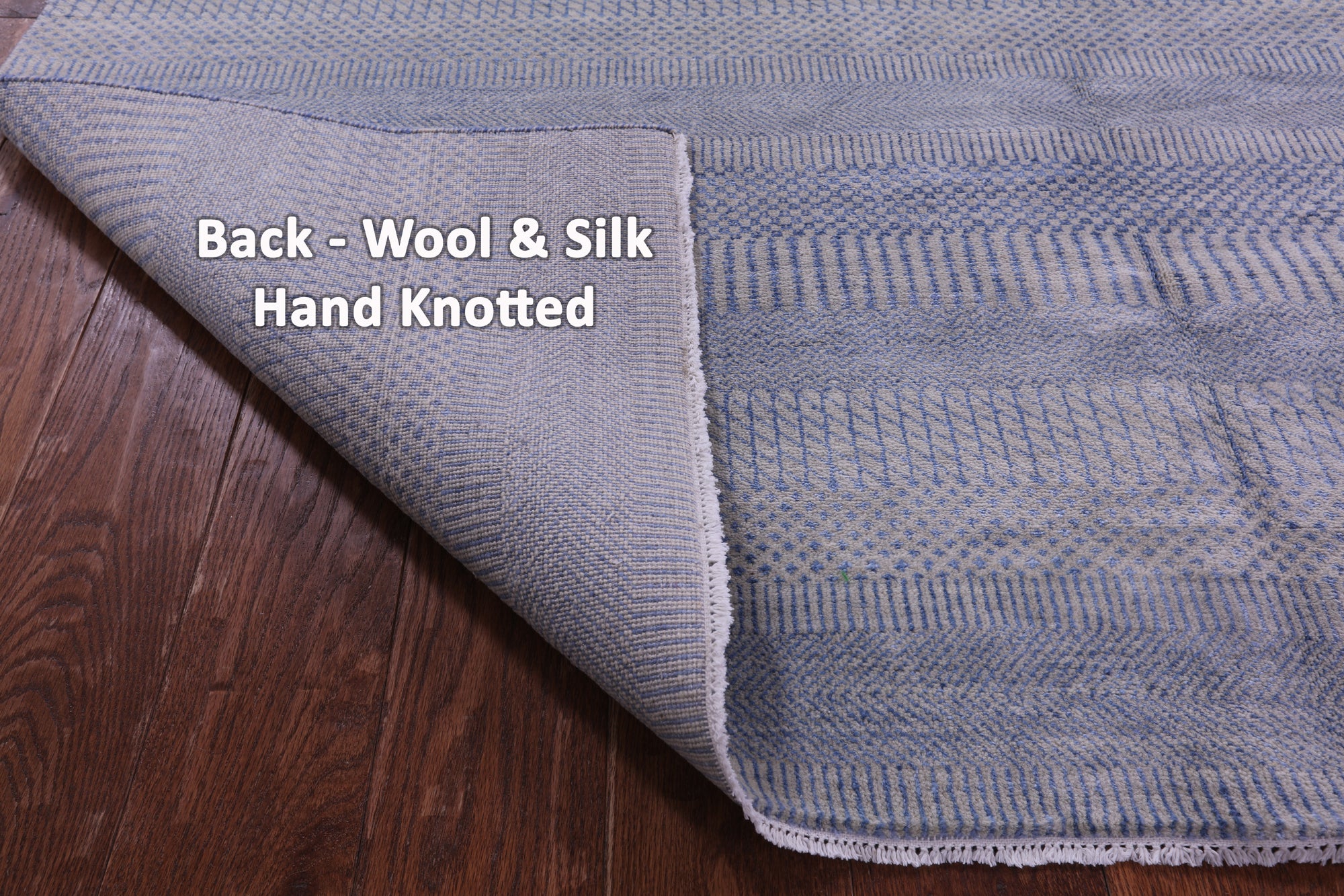 Savannah Grass Hand Knotted Wool & Silk Rug - 6' 0" X 9' 3"