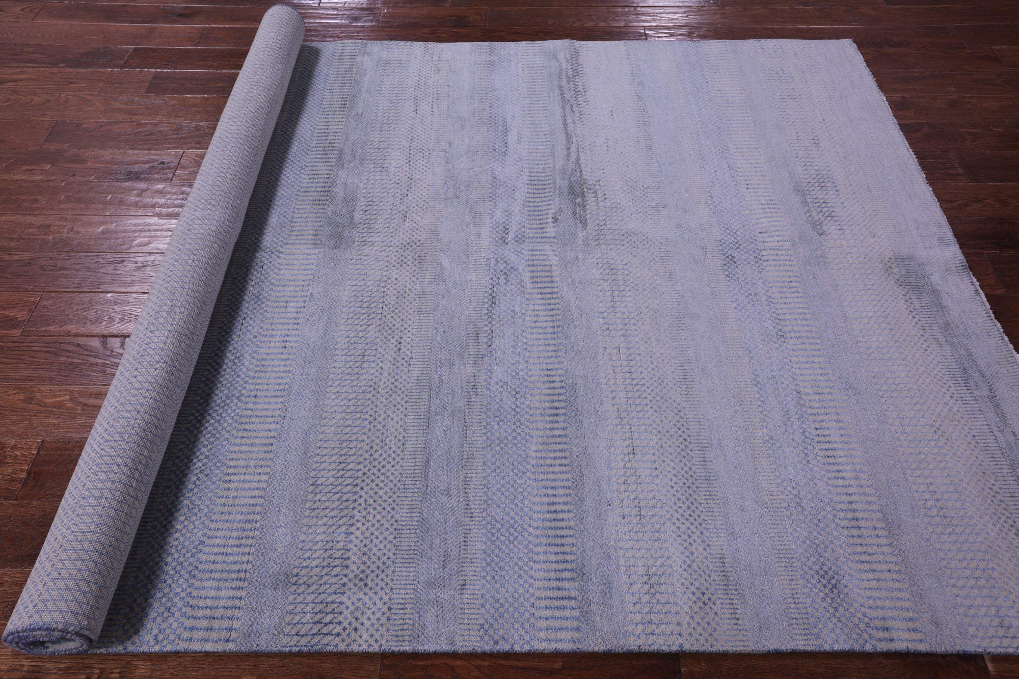 Savannah Grass Hand Knotted Wool & Silk Rug - 6' 0" X 9' 3"