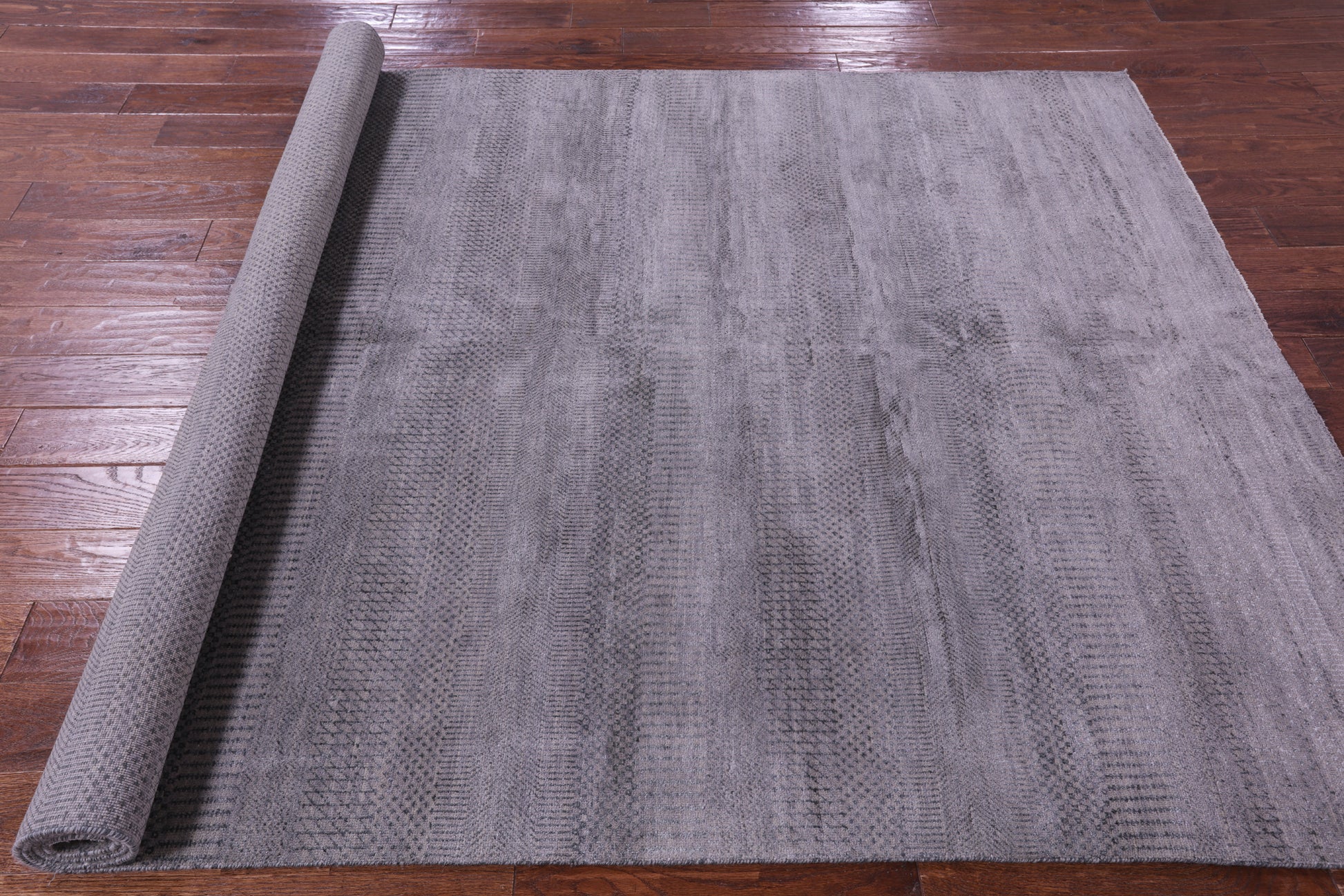 Savannah Grass Hand Knotted Wool & Silk Rug - 6' 0" X 9' 0" - Golden Nile