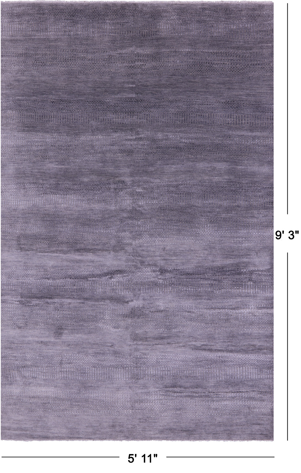Savannah Grass Hand Knotted Wool & Silk Rug - 5' 11" X 9' 3" - Golden Nile