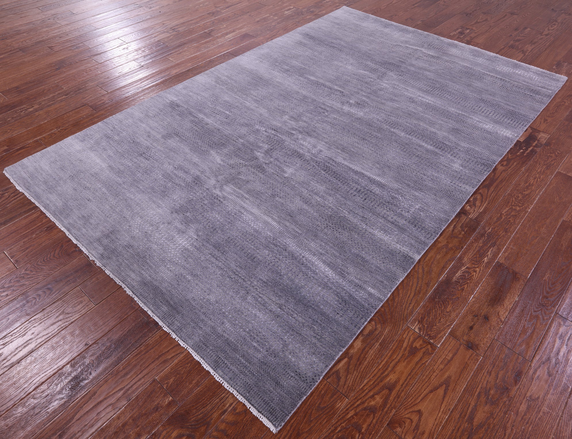 Savannah Grass Hand Knotted Wool & Silk Rug - 5' 11" X 9' 3" - Golden Nile