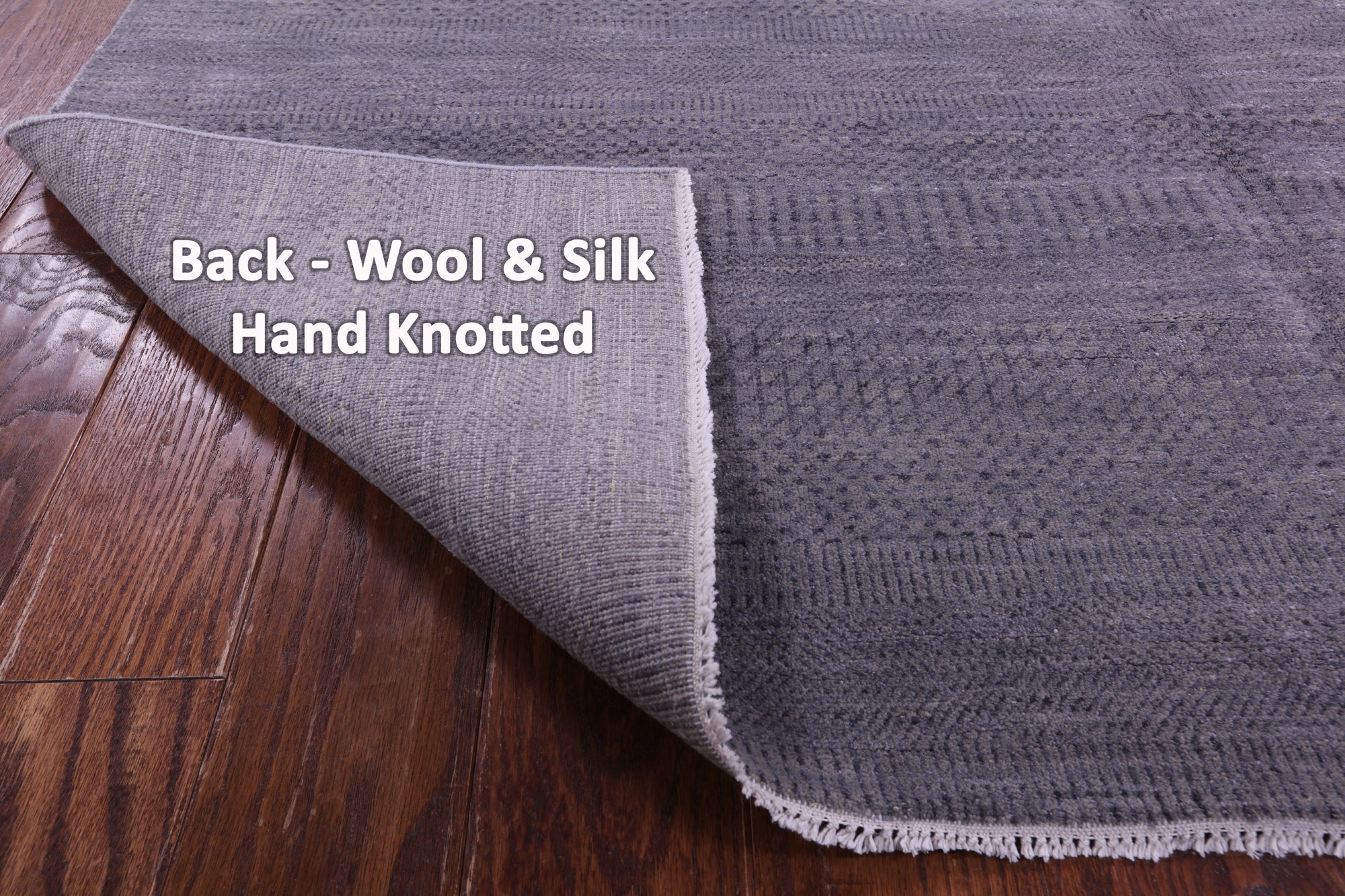 Savannah Grass Hand Knotted Wool & Silk Rug - 5' 11" X 9' 3" - Golden Nile