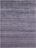 Grey Savannah Grass Hand Knotted Wool & Silk Rug - 9' 0" X 12' 2" - Golden Nile