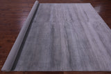 Savannah Grass Hand Knotted Wool & Silk Rug - 9' 1" X 12' 1"