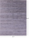 Savannah Grass Hand Knotted Wool & Silk Rug - 9' 1" X 12' 1"