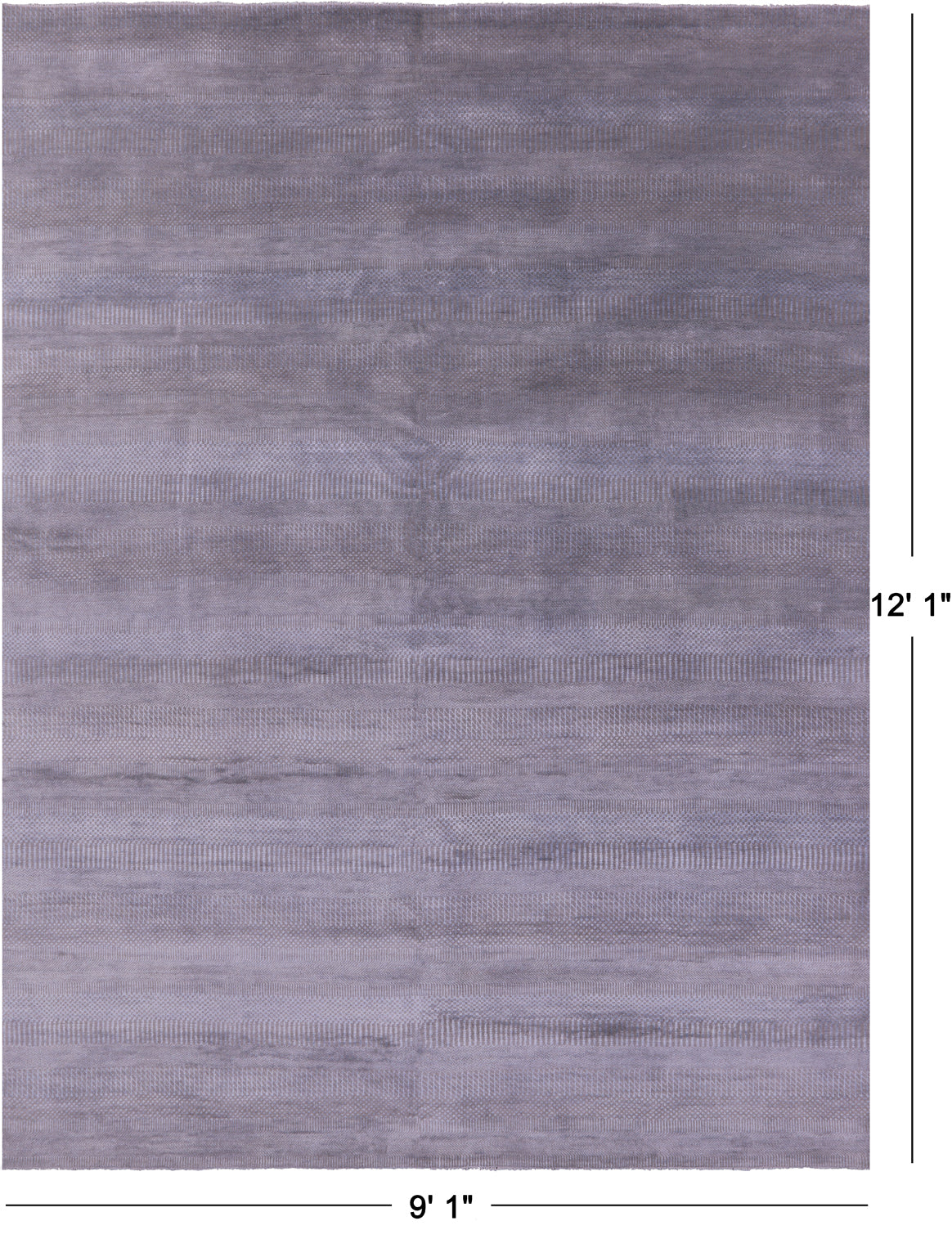 Savannah Grass Hand Knotted Wool & Silk Rug - 9' 1" X 12' 1"