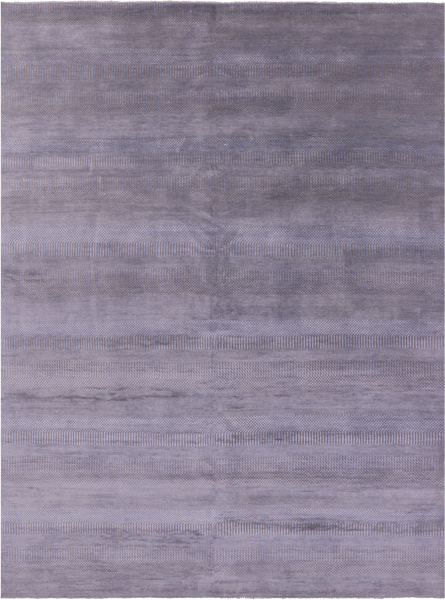 Savannah Grass Hand Knotted Wool & Silk Rug - 9' 1" X 12' 1"