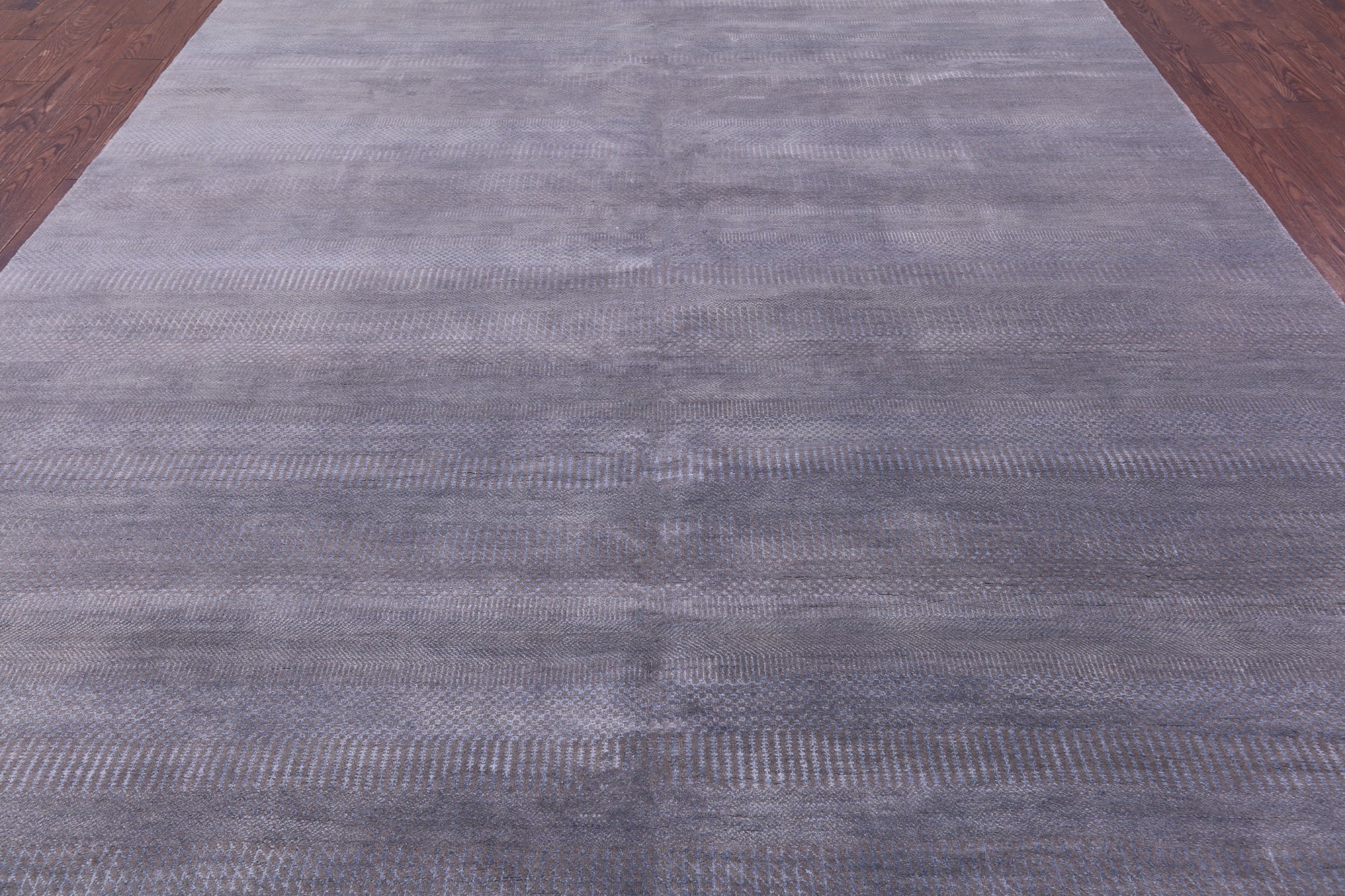 Savannah Grass Hand Knotted Wool & Silk Rug - 9' 1" X 12' 1"