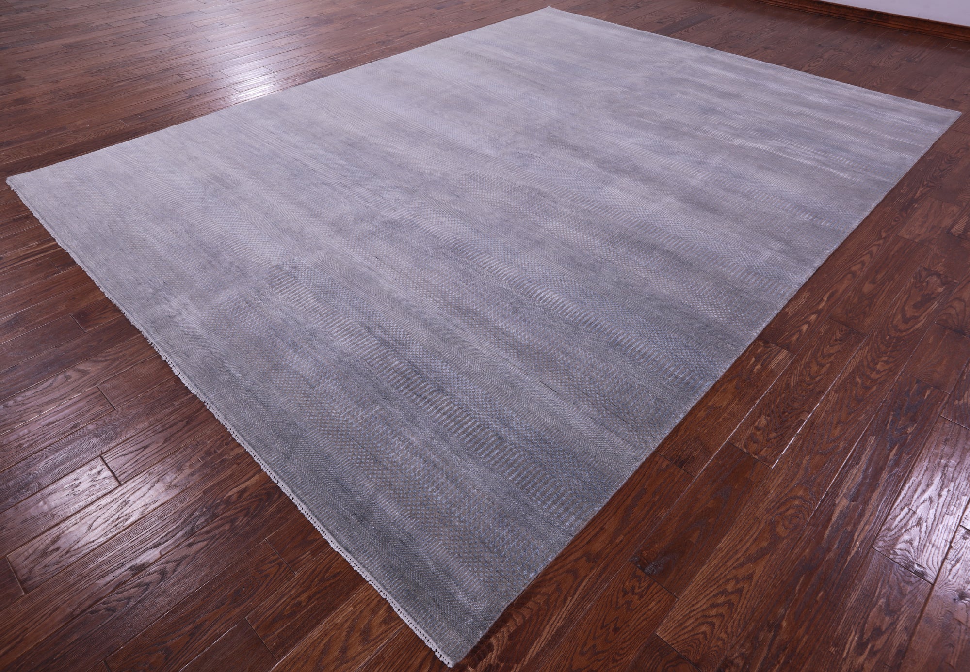 Savannah Grass Hand Knotted Wool & Silk Rug - 9' 1" X 12' 1"
