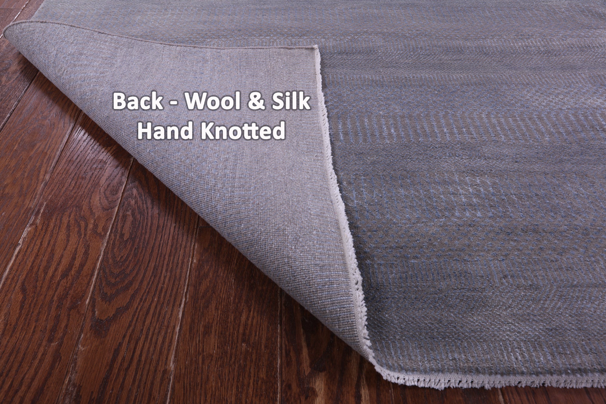 Savannah Grass Hand Knotted Wool & Silk Rug - 9' 1" X 12' 1"