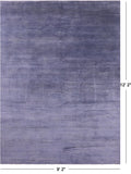 Savannah Grass Hand Knotted Wool & Silk Rug - 9' 2" X 12' 2"