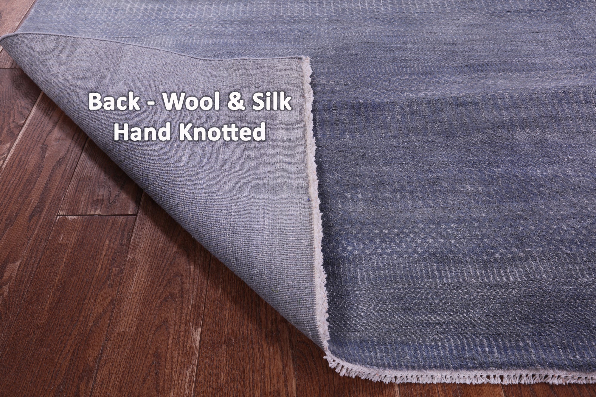 Savannah Grass Hand Knotted Wool & Silk Rug - 9' 2" X 12' 2"