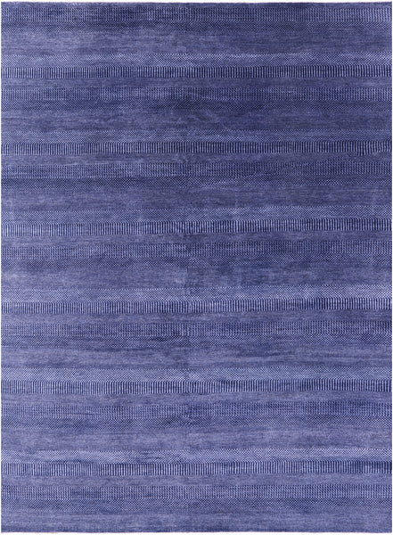 Savannah Grass Hand Knotted Wool & Silk Rug - 9' 0" X 12' 2"