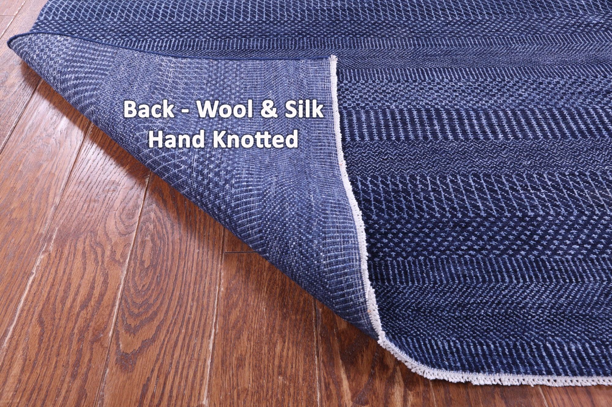 Savannah Grass Hand Knotted Wool & Silk Rug - 9' 0" X 12' 2"
