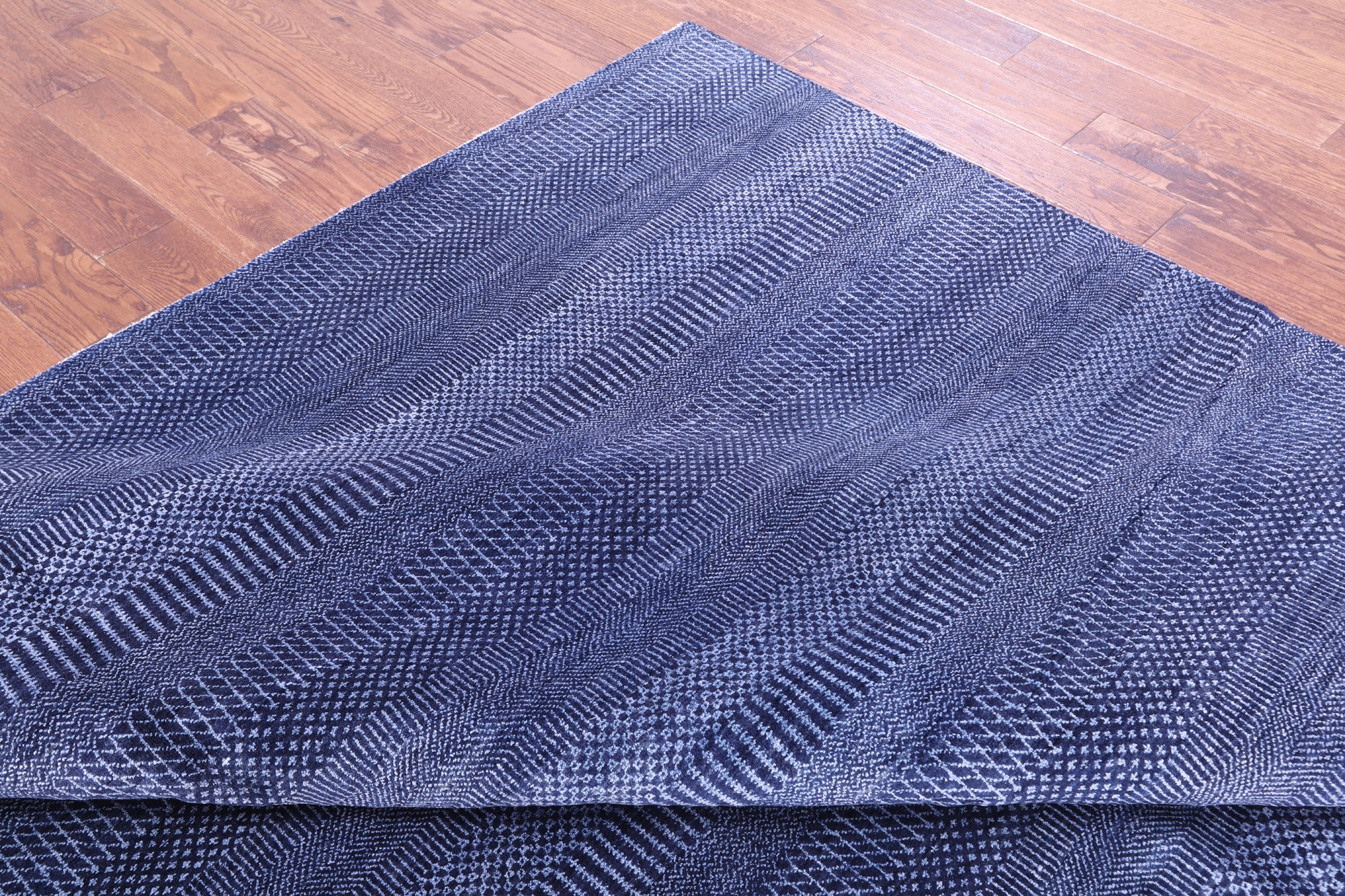 Savannah Grass Hand Knotted Wool & Silk Rug - 9' 0" X 12' 2"