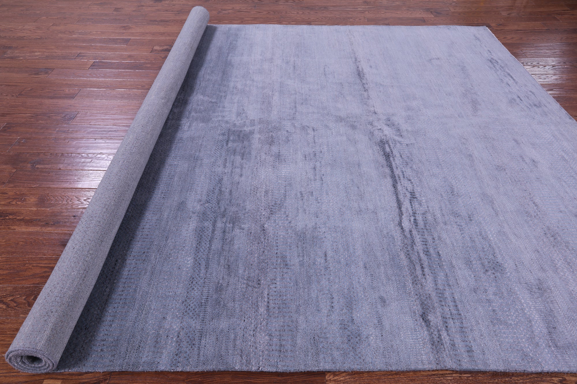 Savannah Grass Handmade Wool & Silk Rug - 9' 0" X 11' 10"