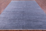 Savannah Grass Handmade Wool & Silk Rug - 9' 0" X 11' 10"
