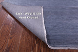 Savannah Grass Handmade Wool & Silk Rug - 9' 0" X 11' 10"