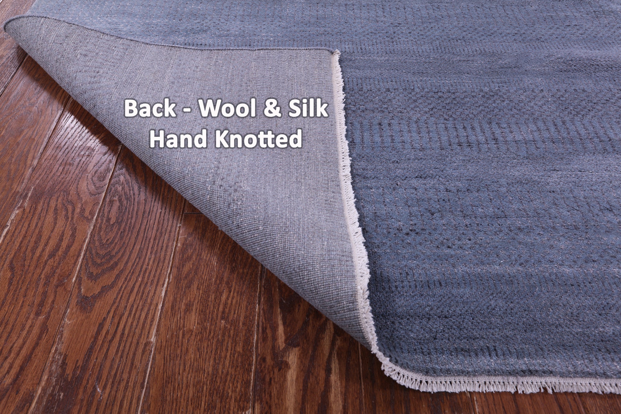 Savannah Grass Handmade Wool & Silk Rug - 9' 0" X 11' 10"