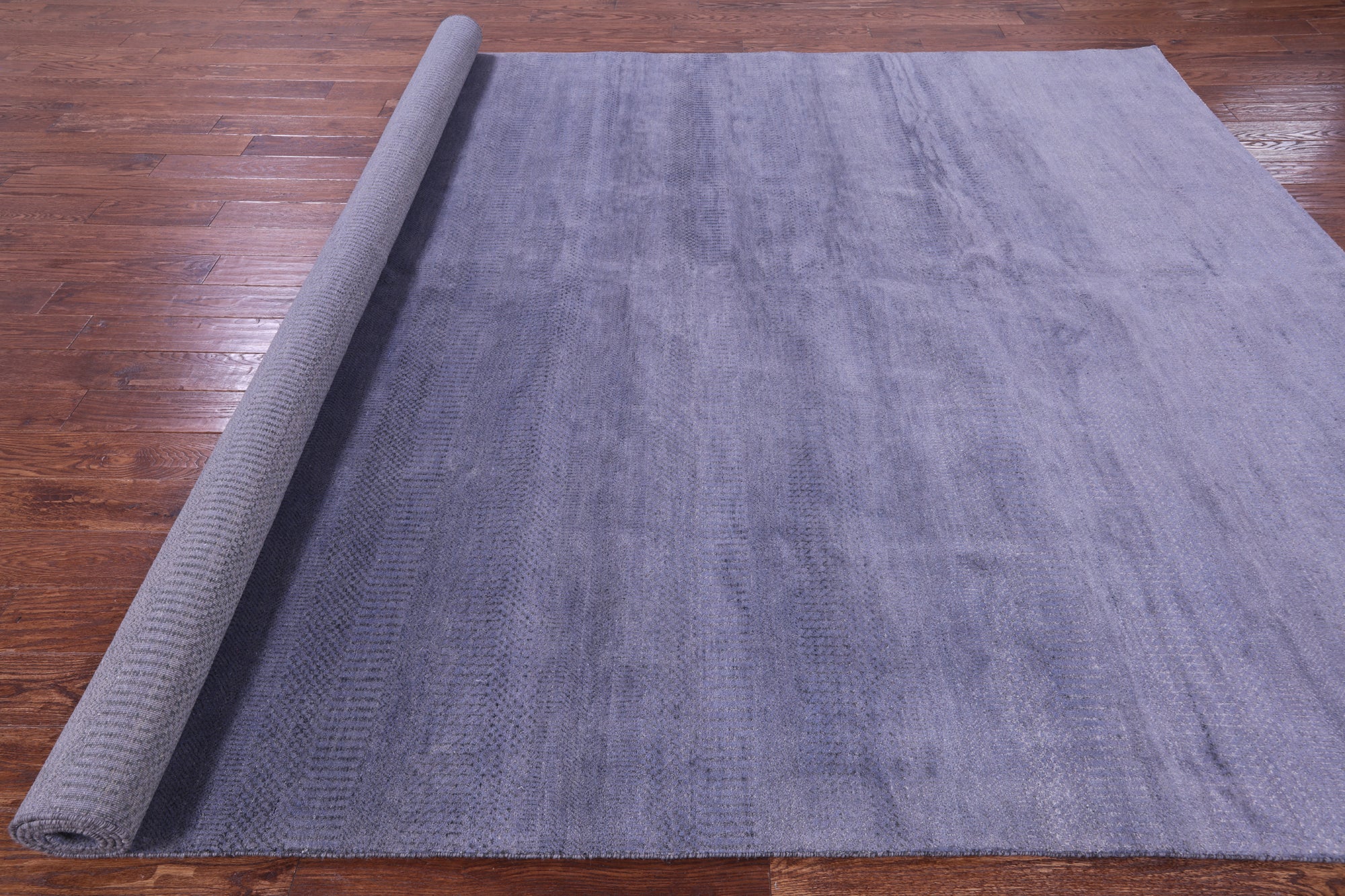 Savannah Grass Hand Knotted Wool & Silk Rug - 8' 11" X 12' 0"