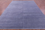 Savannah Grass Hand Knotted Wool & Silk Rug - 8' 11" X 12' 0"