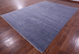 Savannah Grass Hand Knotted Wool & Silk Rug - 8' 11" X 12' 0"
